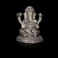 Sterling Silver Lord Ganesha Statue for Puja, Home Decor & Gift