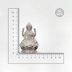 Sterling Silver Maa Lakshmi Statue for Puja, Home Decor & Gift
